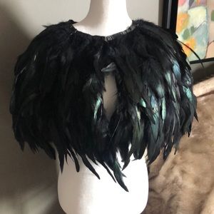 Gorgeous feather Cape